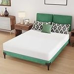 PayLessHere Base Foam Mattress 8 inch Mattress, CertiPUR-US Certified,Breathable Bed Mattress for Cooler Sleep Supportive & Pressure Relief,Removable Soft Cover,White Full