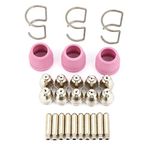 Hilitand 26pc/Set AG60 SG55 Plasma Cutter Torch Plasma Tips Nozzles Kit Plasma Torch Consumable Accessories