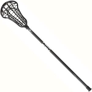 STX Lacrosse Exult Pro Complete Women's Stick w/Proform Traditional Pocket, Black