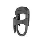 Hiplok DXF Sold Secure Gold U Lock and Frame Bracket, Black, Locking Area: 15cm X 8.5cm