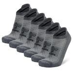 Balega Standard Hidden Comfort 6-Pack, Charcoal, Medium