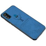 TheGiftKart Back Cover for Samsung Galaxy M21 2021 Edition / M21 / M30s (Fabric, Polycarbonate, TPU | Blue)