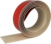 Floor Transition Strip Floor Cover Strips Self Adhesive Flooring Transitions Laminate Floor Strip Vinyl Floor Flat Divider Strip Elegant Wood Grain Design (7.6cm, 10Ft, Beige)