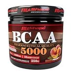 F&S BCAA Powder 8:1:1 (Branched Chain Amino Acids) | L Glutamine, Magnesium, Potassium | Pre Workout Supplement | 35 Servings, 250g |Tropical Peach | Suitable for Vegans & Vegetarians