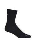 Icebreaker Merino womens Medium Cushion Wool for Women hiking socks, Black, Small US