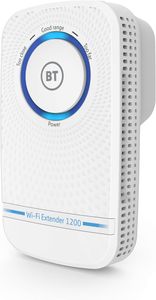 BT Dual-Band Wi-Fi Extender – 1200 Mbps Signal Booster