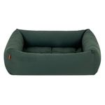 Pet Smile Super Soft Reversible Bed for Indoor Cats, Dog Bed for Puppy and Kitty Round Bed, Sofa Basket for a Dog & Cat | Rectangular Pet and Cat Comfortable Bed (L, Green)