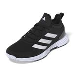 Adidas Men Mesh Adizero Ubersonic 4.1 M, Tennis Shoes, CBLACK/FTWWHT/GREFOU, UK-10