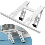 getlstub Air Conditioner Support Bracket, Adjustable Window AC Bracket, No Drilling, Heavy Steel Air Conditioner Stand Fit Most Single or Double-Hung Windows, Hold Up to 220lbs