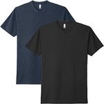 Next Level N6210 T-Shirt, Midnight + Black (2 Pack), Large