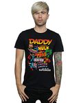 Marvel Men's Our Dad Superhero T-Shirt Black Large