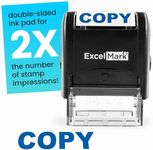 Copy - ExcelMark Self-Inking Rubber Stamp - A1539 Blue Ink