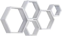 Hexagon Floating Shelves,Wall Mount