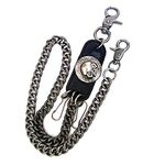 iwobi Stylish Jeans Chain Skeleton Head Decor Pants Chain Wallet Chain