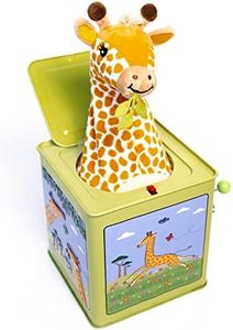 Jack Rabbit Creations, Inc. Vintage Tin Toy Giraffe Jack in The Box - Jack Rabbit Creations Small