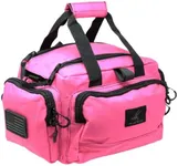 Exos Tactical Range Bag – Medium Size Range Bag for Shooting – Gun Case for Handguns, Ammo Bag, Tactical Range Bag, Molle Webbing, Free Subdued USA Patch, Designed in the USA (Kitty Pink)