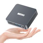 WI-6 Mini PC,Intel Alder Lake N95(3.4 GHz) Mini Computer, 16GB RAM 512GB M.2 SSD,Support Triple 4K UHD/HD 2.0/LAN/Dual-Band WiFi for Home/Office (Intel 12th N195 16GB DDR4 RAM 512GB SSD)