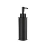 BGL Round Black Standing Soap Dispenser, Shampoo Dispenser for Bathroom and Kitchen