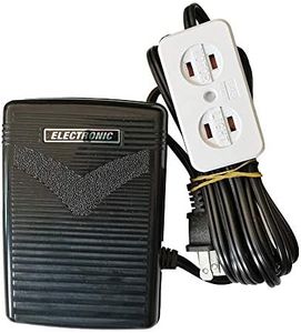 YICBOR Sewing Machine Foot Control Pedal with Cord (110/120V), Light + Motor Block #FC-143