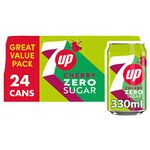 7UP Cherry Zero Sugar 24 x 330ml