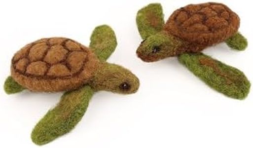 Wizardi Beginner Needle Felting Kit for Adults - Turtle. Animal Felting Kit 10cm Long. Felting Tools. Wool Felting Supplies. Felt Crafts. Wool Felt. The Makerss