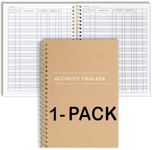 1 Pack Accounting Ledger Books for Home Budget Tracking, Business Bookkeeping - Home Expense Tracking Notebook - Expense Ledger for Small Business Bookkeeping - Bookkeeping Book (50 Pages 1 Pack)