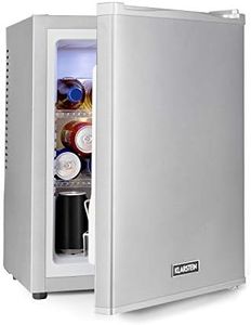 KLARSTEIN Mini Frigo de Chambre de 33L pour Snacks et Boissons, Top Silencieux, Bar, Petit Réfrigérateur Camping, Pour Cosmetique, Refrigerateur avec Étagères Réglables, 5-15°C