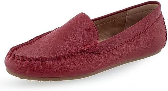 Aerosoles Women's Over Drive Slip-On Loafer, Red Leather, 5