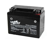 Vertex VP4A-3 Sealed AGM Motorcycle/Powersport Battery, 12V, 4Ah, CCA (-18) 60, Replaces: CB4L-B, YB4L-B Perfect battery for Motorcycle, ATV's, Personal Watercraft and Snowmobiles