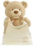 GUND Peek-A-Boo Teddy Bear Plush, Animated Stuffed Animal for Babies and Newborns, 11.5"