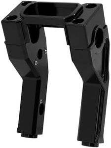 HCmotorku Motorcycle Handlebar Risers Handle Bar Riser Fit For Harley Softail Sport Glide Street Bob Lowrider ST FXST 2018-2023 with 1.0" Clamping Area (Black 6 inch tall)