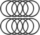 uxcell Nitrile Rubber O-Rings, 68mm OD 60mm ID 4mm Width, Metric Sealing Gasket, Pack of 10