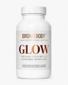 Bronzebody® GLOW — 5-in-1 Daily Photonutrition Capsule | Astaxanthin, Lycopene, Beta-Carotene, Lutein & Annatto Tocotrienols | Warm Glow + Sun Resilience | 90 Vegan Capsules 1 Month Supply