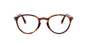 Persol Men's Po3218v Prescription Eyewear Frames, Havana, 49mm