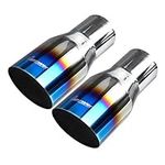 Upower Pack of 2 Blue Burnt Exhaust