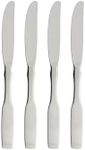 Oneida Paul Revere Fine Flatware Dinner Knives, Set of 4, 18/10 Stainless Steel