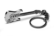 Gifticuffs Stratocaster Guitar Keyring With Gift Pouch