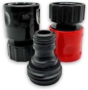 Flush-M Outboard Quick Connect Flush Kit for Yamaha - Compatible with V Max SHO, XTO Offshore & All Four Stroke Engines Ranges (8HP - 425HP) - UV Stable & Durable Glass Filled Nylon Material - Black