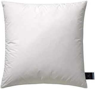 Billerbeck Daunenkissen | Elegance | 80 x 80 cm | besonders anschmiegsam | Federkissen | waschbar bis 60°C