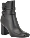 NINE WEST Women's Quena9x9 Ankle Boot, Black 002, 7.5