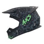 Woljay Motocross Dirt Bike Helmet Off-Road Street BMX MX Full Face Helmets for Unisex-Adult Youth Kids DOT (S,Green AXS)