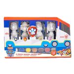 abeec Paw Patrol Painting Figures - Kids Painting Set with 4 x Models, 10 x Paints and 1 x Brush - Paw Patrol Figures for Boys and Girls Aged 5 and Over - Paw Patrol Arts and Crafts