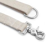 Unreasonable Pets 7FT Indestructible Dog Leash with Real Metal Hook and D-Ring | Ultra Durable and Tear Proof | Tensile Strength 250Kg | Comfortable Cotton Material and Grip Loop | for All Dog Sizes
