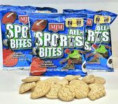 MJM All-Sports Bites Vanillas Grahams - Case of 25 Packs | Snack for Active Lifestyles | Wholesome Vanilla Flavor | Convenient and On-the-Go | Fuel Your Adventures