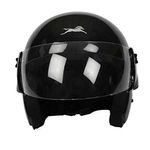 TVS Helmet Full Face Motorbike Helmet (Black-FL)