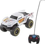 Hot Wheels RC White Ford F-150, Full-Function Remote-Control Toy Truck, Large Wheels & High-Performance Engine, 2.4 Ghz with Range of 65Ft