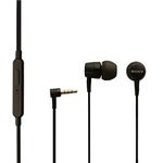 Original Sony MH750 Black Mobile Headset In-Ear-Stereo Wired Jack 3.5 mm Earphones Earbud Headphone For Sony Xperia Z Z Ultra Z1 Z1 Compact Z1s Z2 Z2a Z3 Z3 Compact Z3+ Z3v Z4 Compact Z4 Ultra Z4v