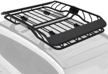 MERXENG 50x38 Inch Car Roof Rack Basket 220LBS Heavy Duty Steel Cargo Basket Universal Rooftop Cargo Carrier for SUV, Pick Up,Trucks,Car