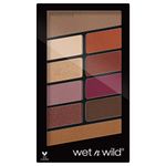 Wet n Wild Color Icon 10 Pan Palette-Petalette Rosé in the air Eyeshadow Palette with 10 Bright & Matte Eyeshadow Colors for the Day to Night, Long-lasting,Easy-to-blend Formula, Rosé in the Air-10g