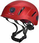 Tontron Hiking Climbing Caving Helmet (Red, Large)